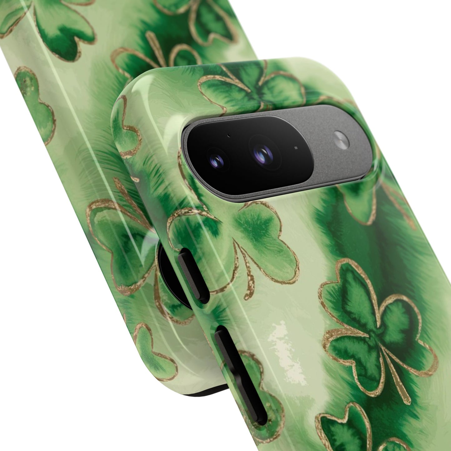 Shamrock Watercolor Pattern Tough Phone Case