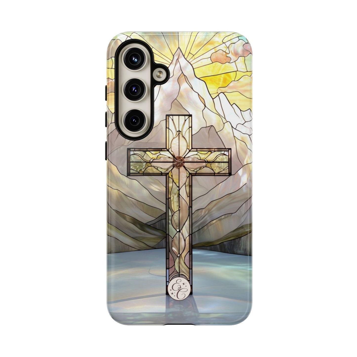Stained Glass Cross Tough Phone Case