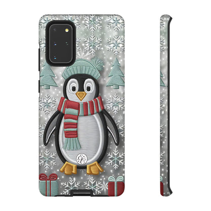 Cute Christmas Penguin Tough Phone Case