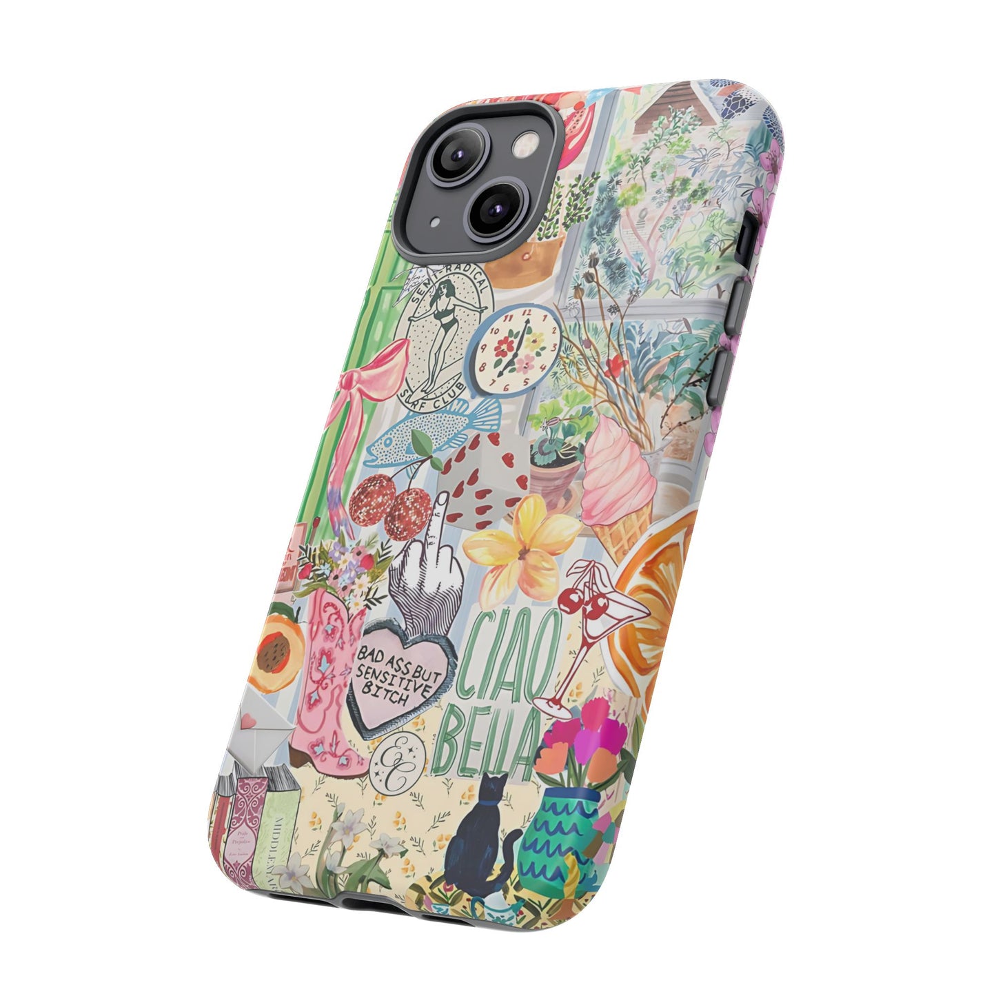 Coquette Art Collage Tough Phone Case