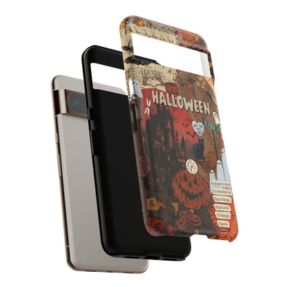Spooky Season Vintage Collage Phone Case
