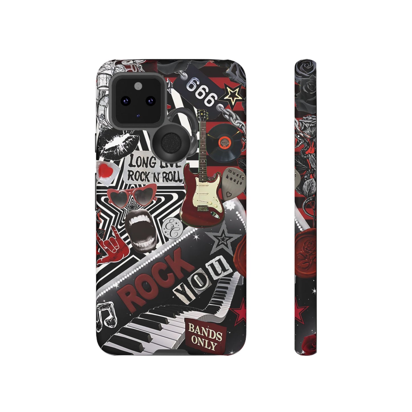 Rock and Roll Collage Tough Phone Case