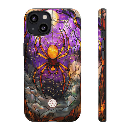 Stained Glass Spider Tough Phone Case