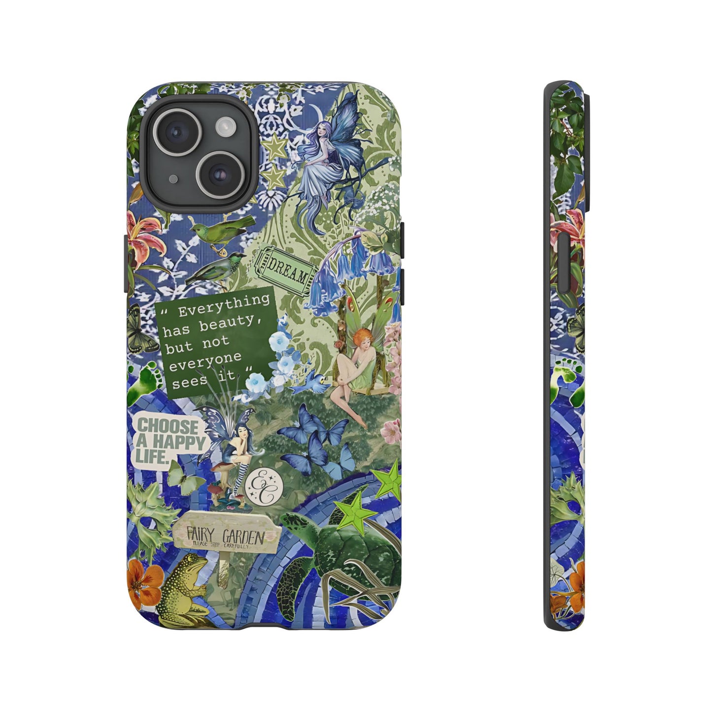 Fairy Garden Collage Tough Phone Case