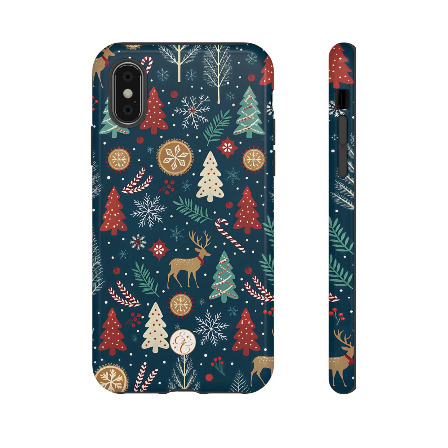 Christmas Holiday Pattern Tough Phone Case