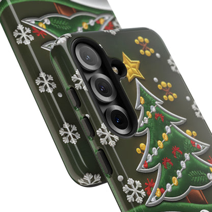 Merry Christmas Tree Tough Phone Case