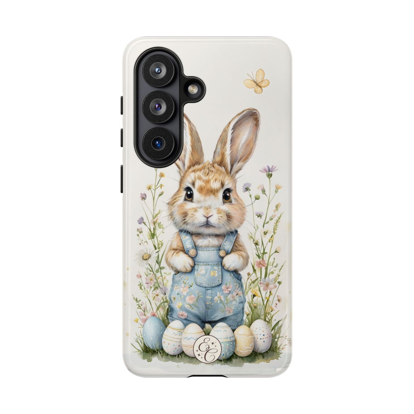 Bunny with Easter Eggs Tough Phone Case