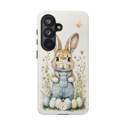 Bunny with Easter Eggs Tough Phone Case