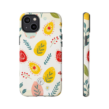 Colorful Easter Egg Pattern Tough Phone Case