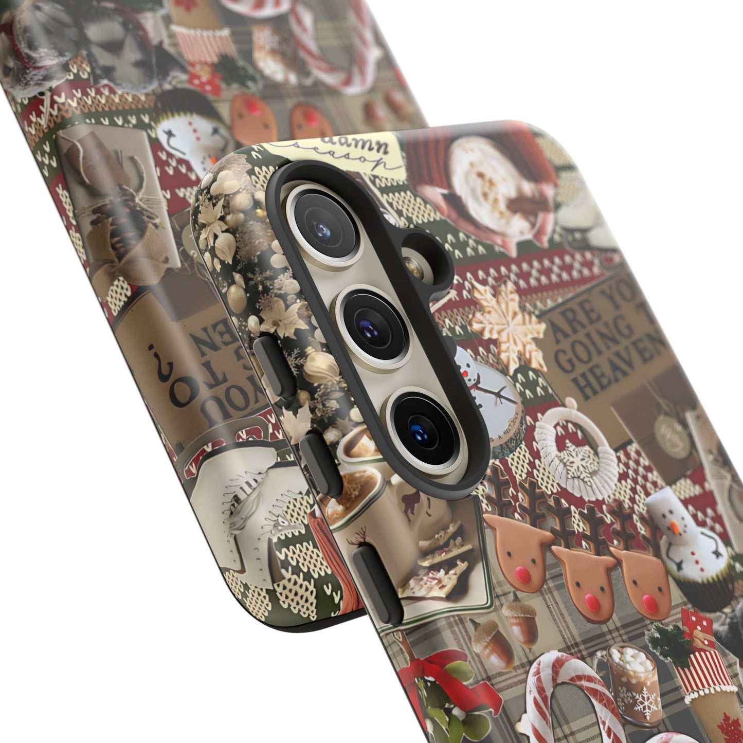 Christmas Festive Collage Tough Phone Case