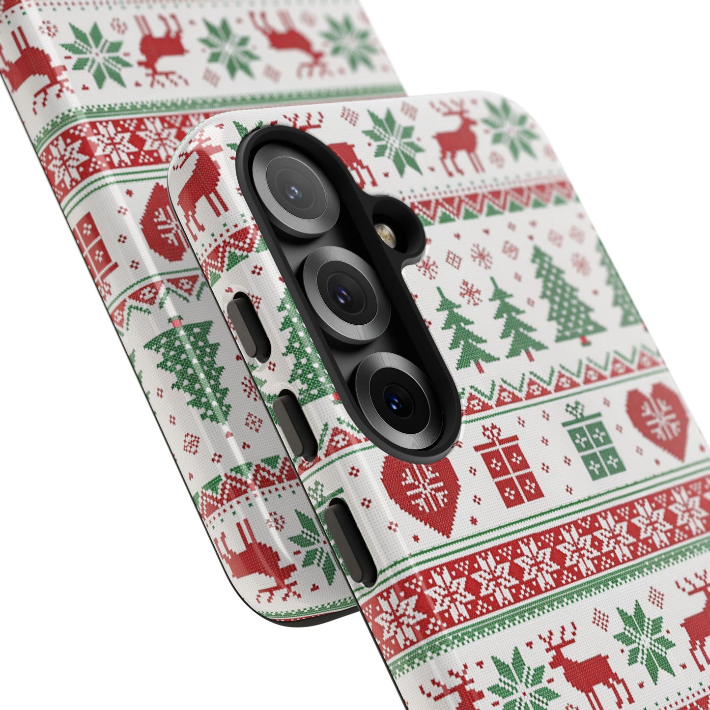 Ugly Christmas Sweater Pattern Tough Phone Case
