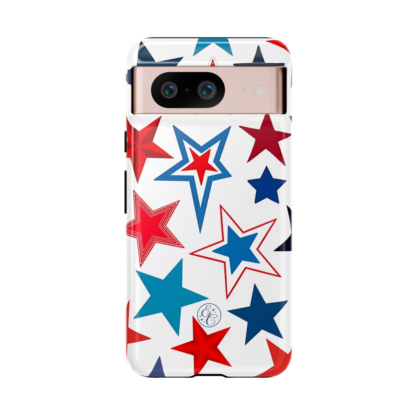 Patriotic Star Pattern Tough Phone Case