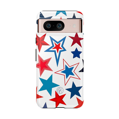 Patriotic Star Pattern Tough Phone Case
