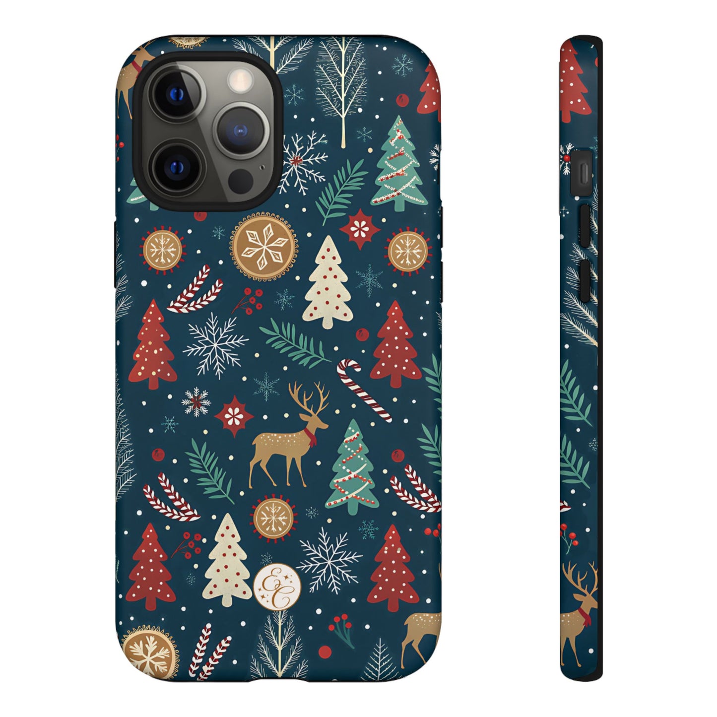 Christmas Holiday Pattern Tough Phone Case