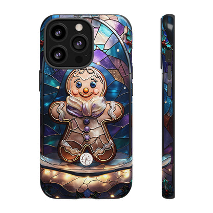 Gingerbread Man Stained Glass Tough Phone Case