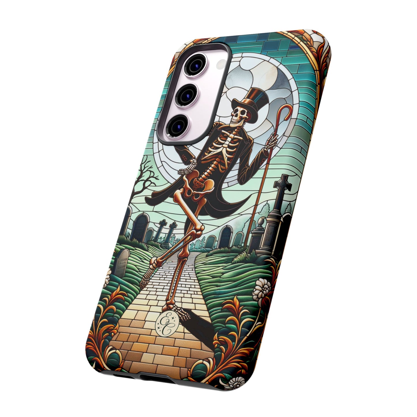 Dancing Skeleton Tough Phone Case