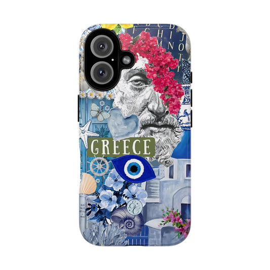 Greek Summer Collage Tough Phone Case