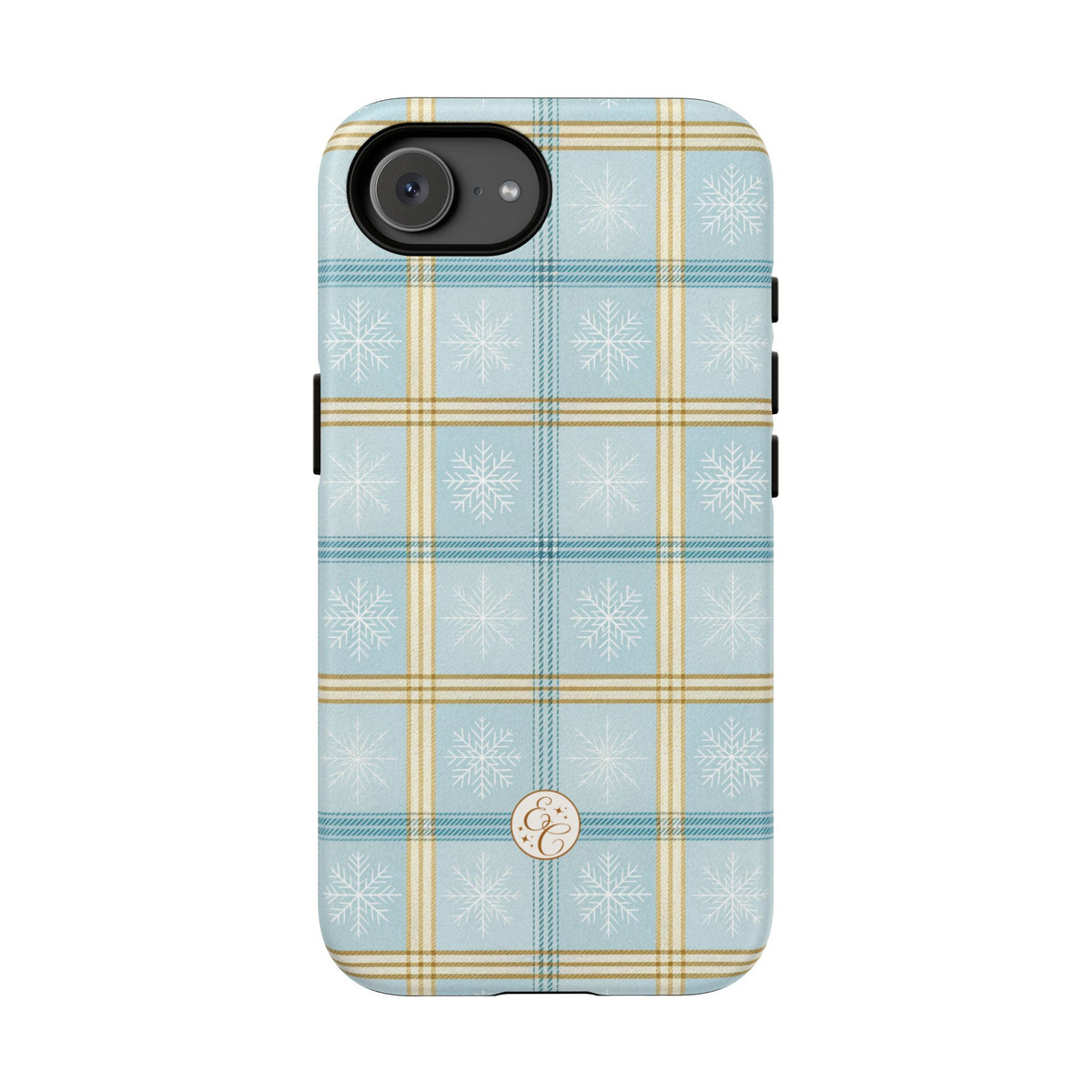 Blue Winter Plaid Phone Case