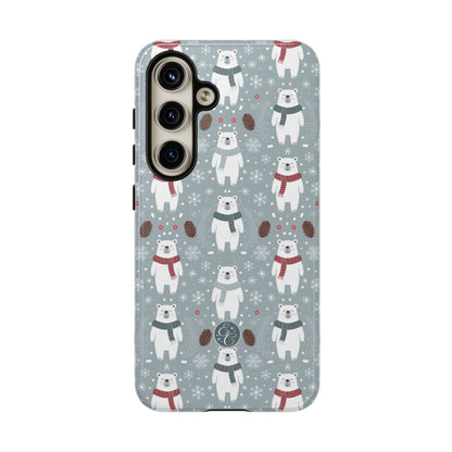 Cute Polar Bear Christmas Phone Case