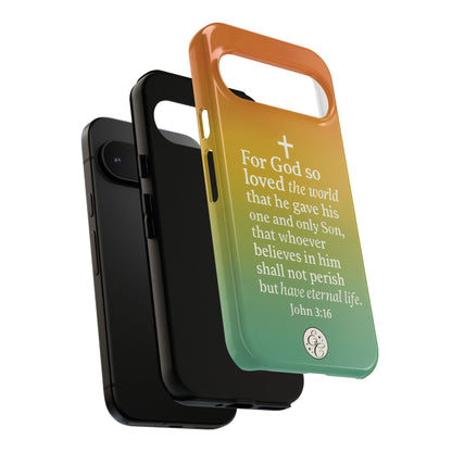 John 3:16 Tough Phone Case