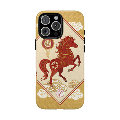 Chinese New Year Lucky Horse Tough Phone Case