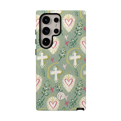 Christian Cross Boho Pattern Tough Phone Case