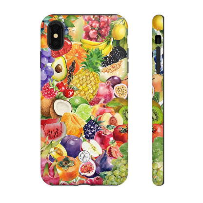 Colorful Fruits Collage Tough Phone Case