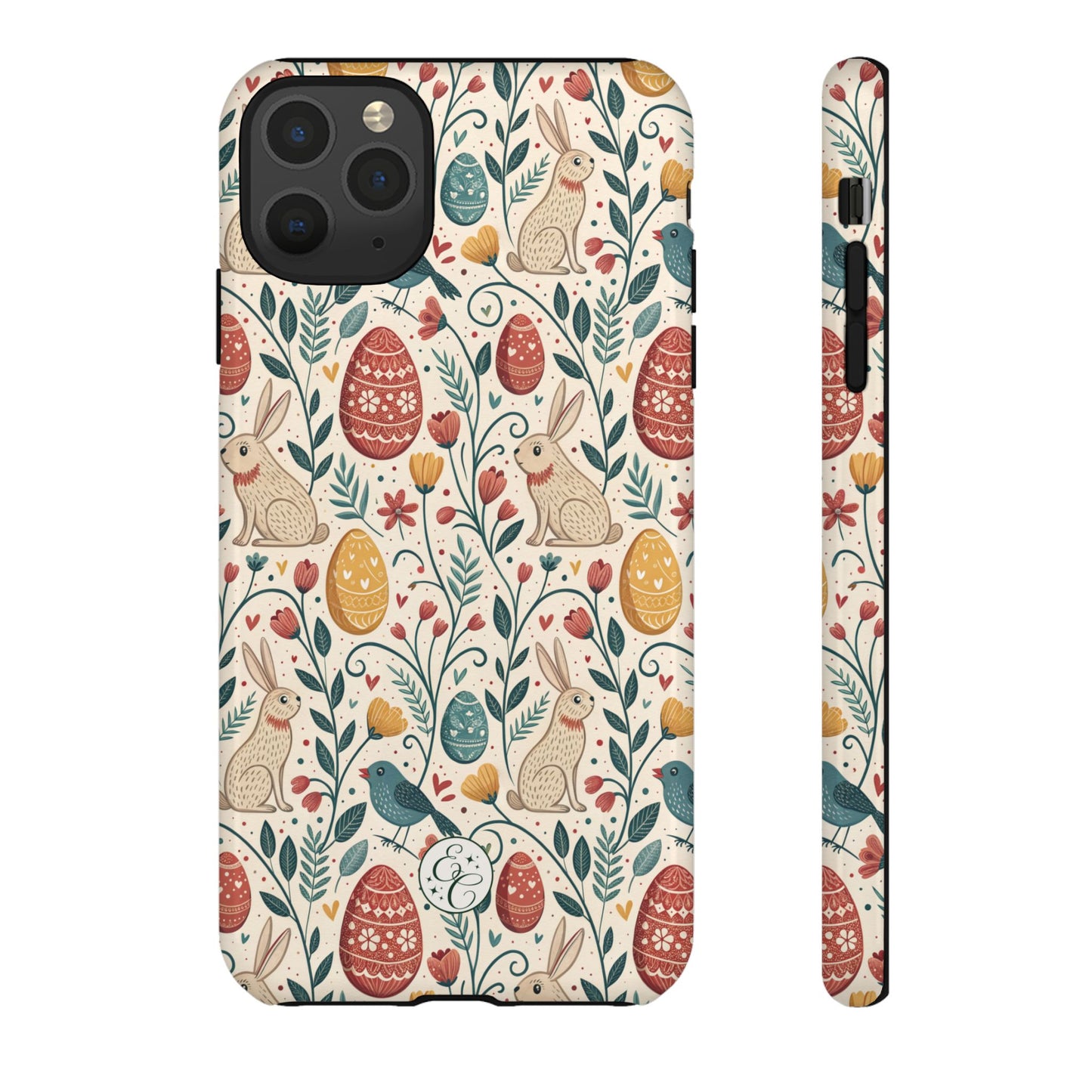 Vintage Easter Pattern Tough Phone Case
