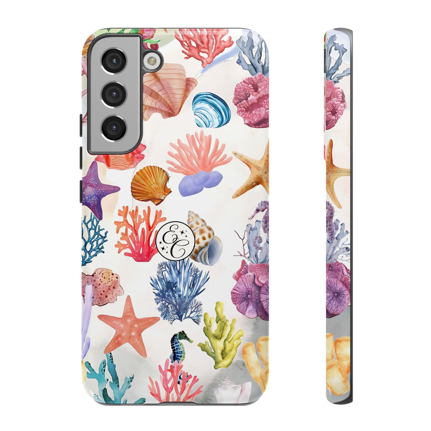 Coral & Sea Shells Tough Phone Case