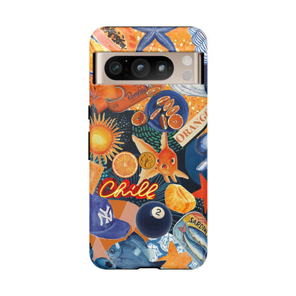 Nautical and Citrus Tough Phone Case