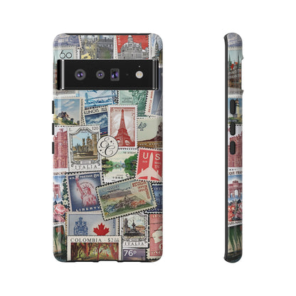 Vintage Stamp Collection Tough Phone Case