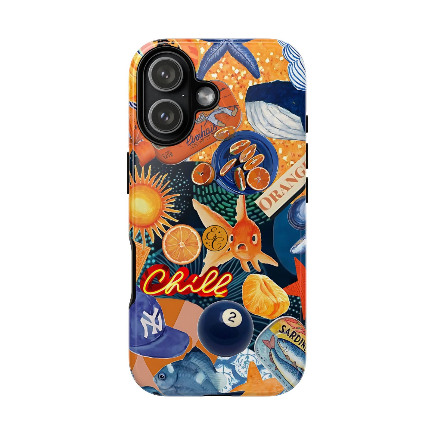 Nautical and Citrus Tough Phone Case