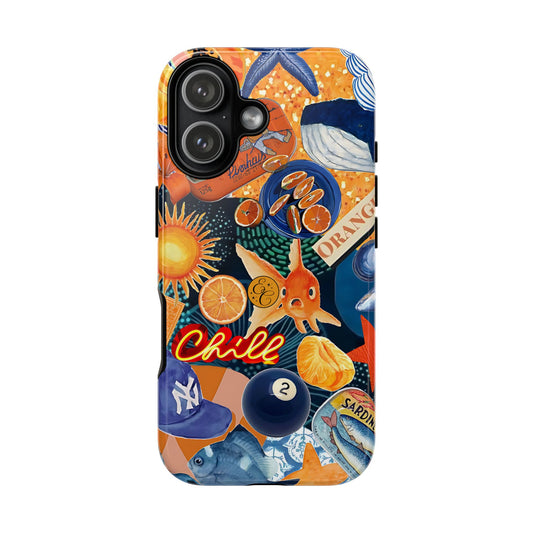 Nautical and Citrus Tough Phone Case
