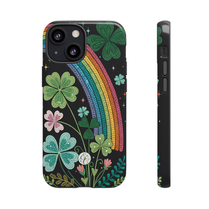 Rainbow & Shamrock Tough Phone Case