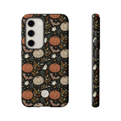 Spooky Halloween Boho Pattern Tough Phone Case