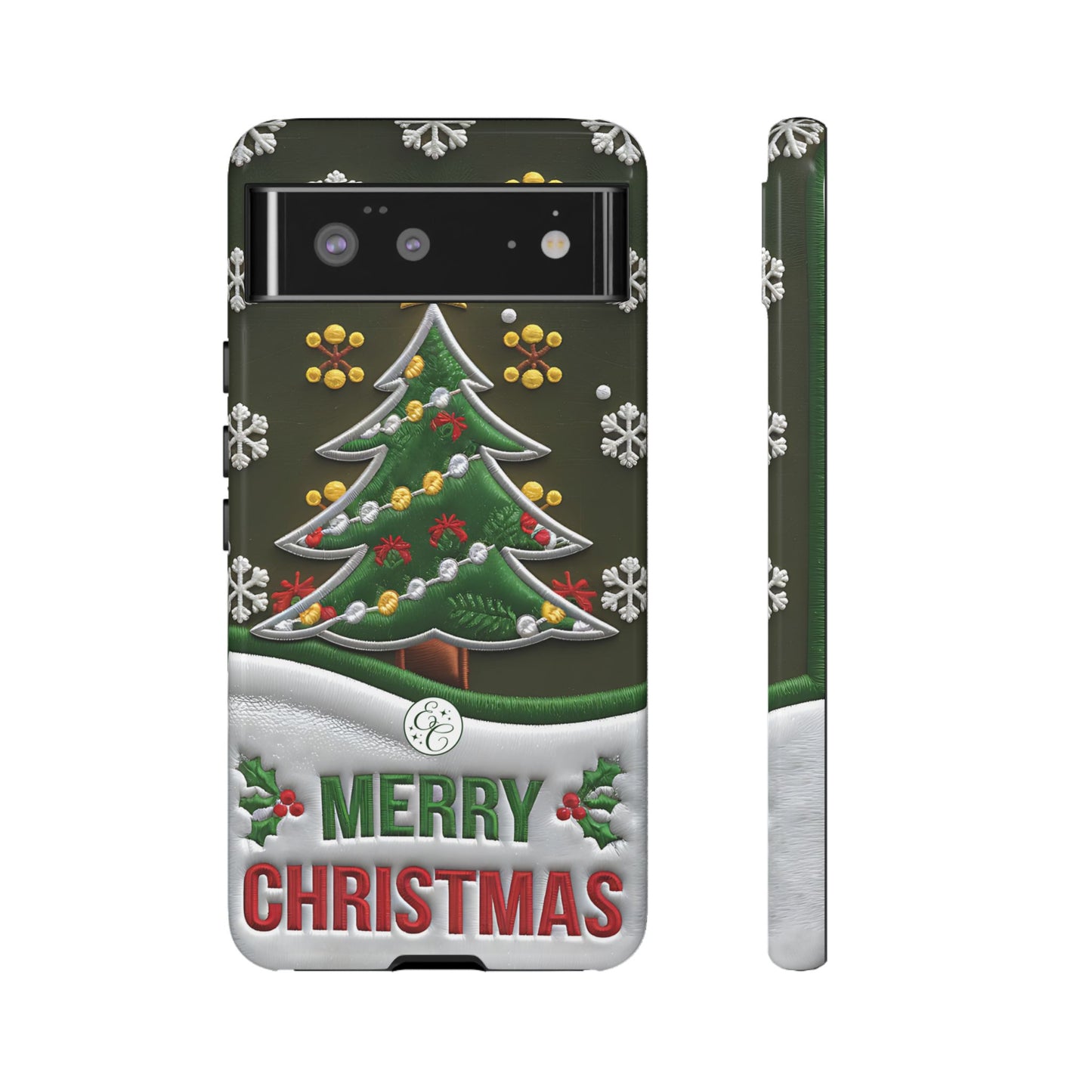 Merry Christmas Tree Tough Phone Case