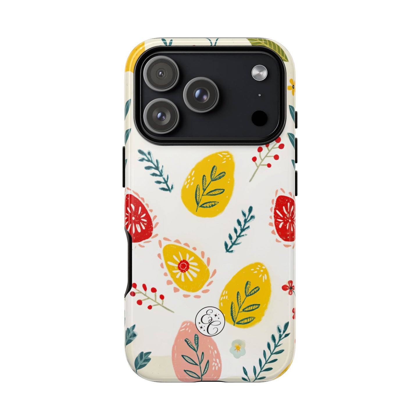 Colorful Easter Egg Pattern Tough Phone Case