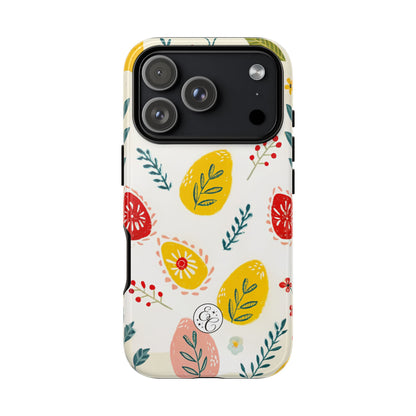 Colorful Easter Egg Pattern Tough Phone Case