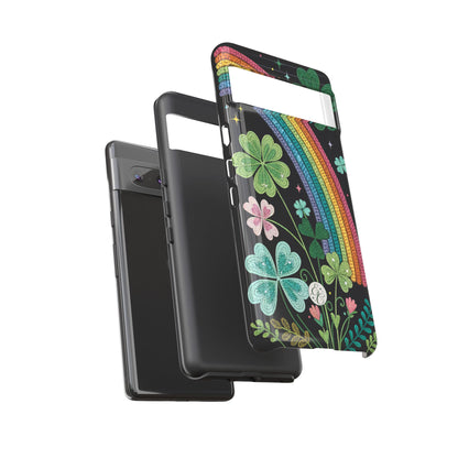 Rainbow & Shamrock Tough Phone Case