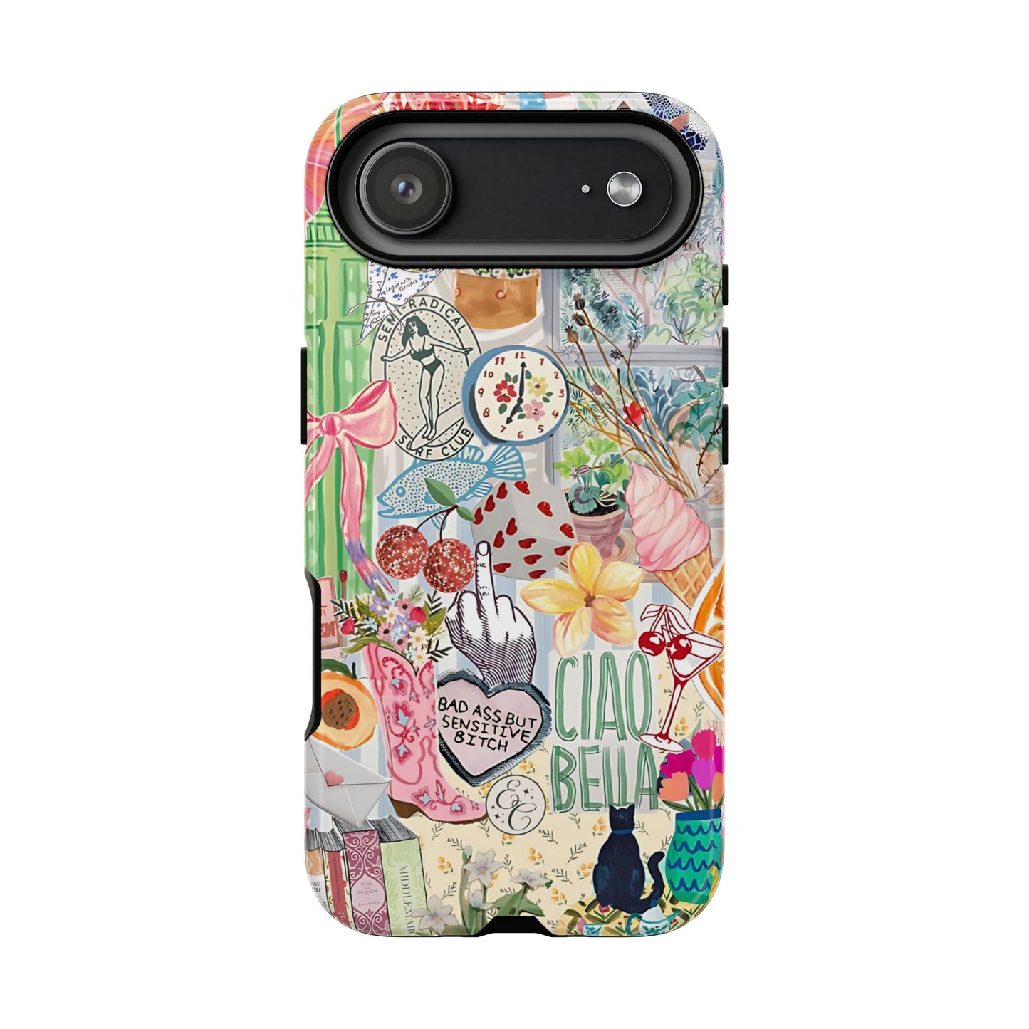 Coquette Art Collage Tough Phone Case