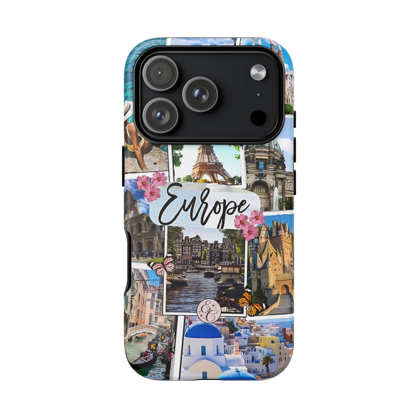 Europe Travel Collage Tough Phone Case