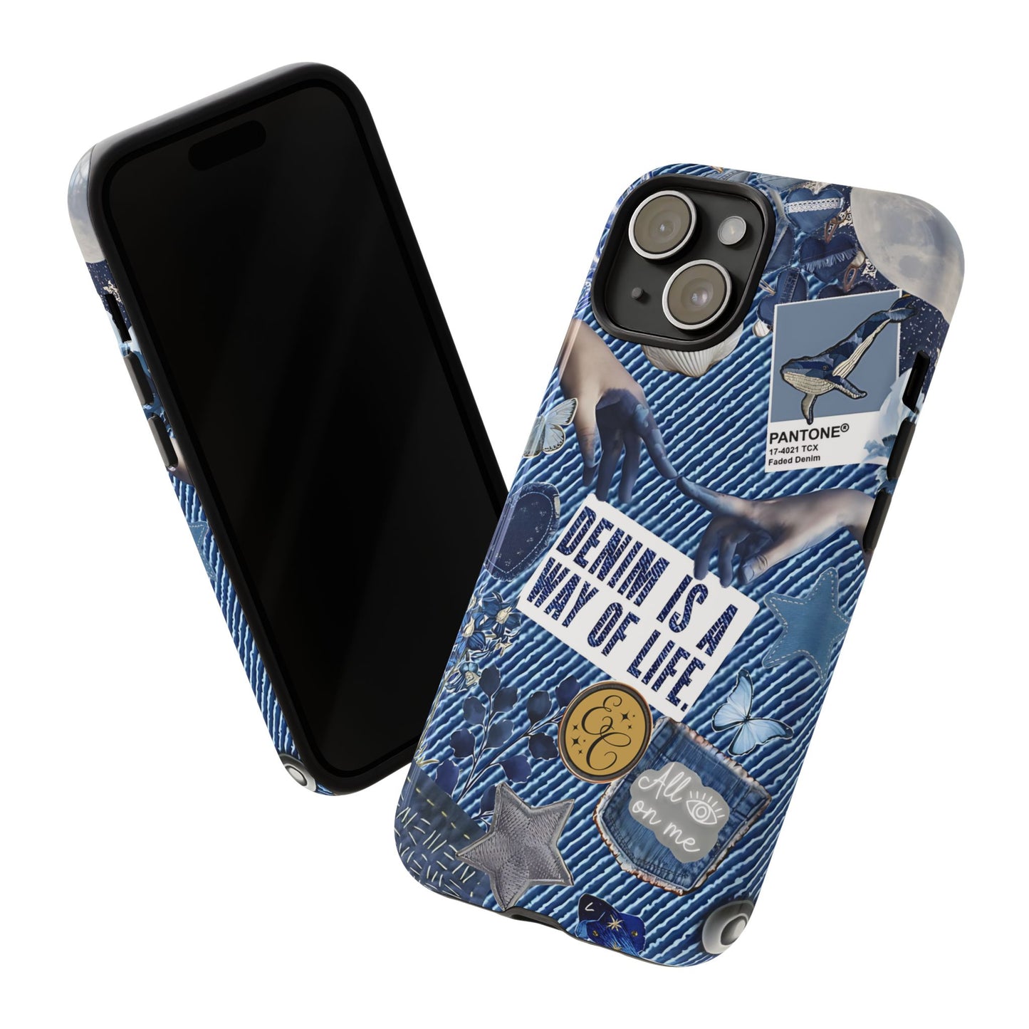 Denim Texture Tough Phone Case