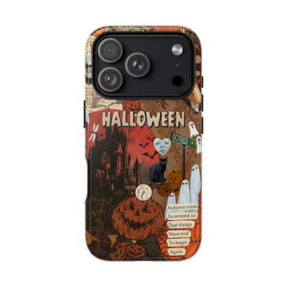 Spooky Season Vintage Collage Phone Case