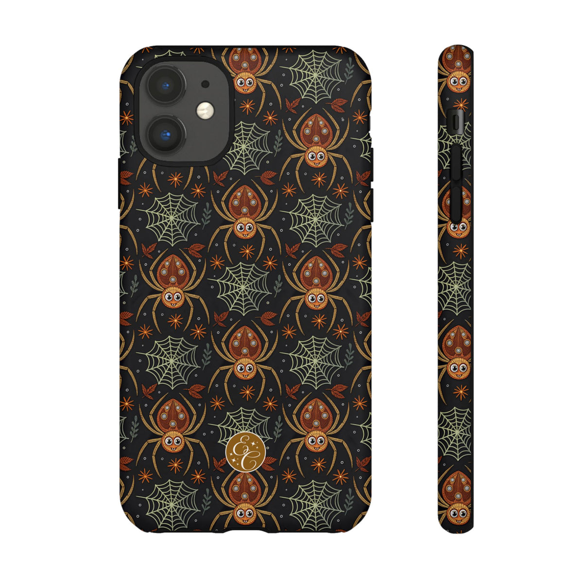 Enchanted Spider Pattern Halloween Phone Case