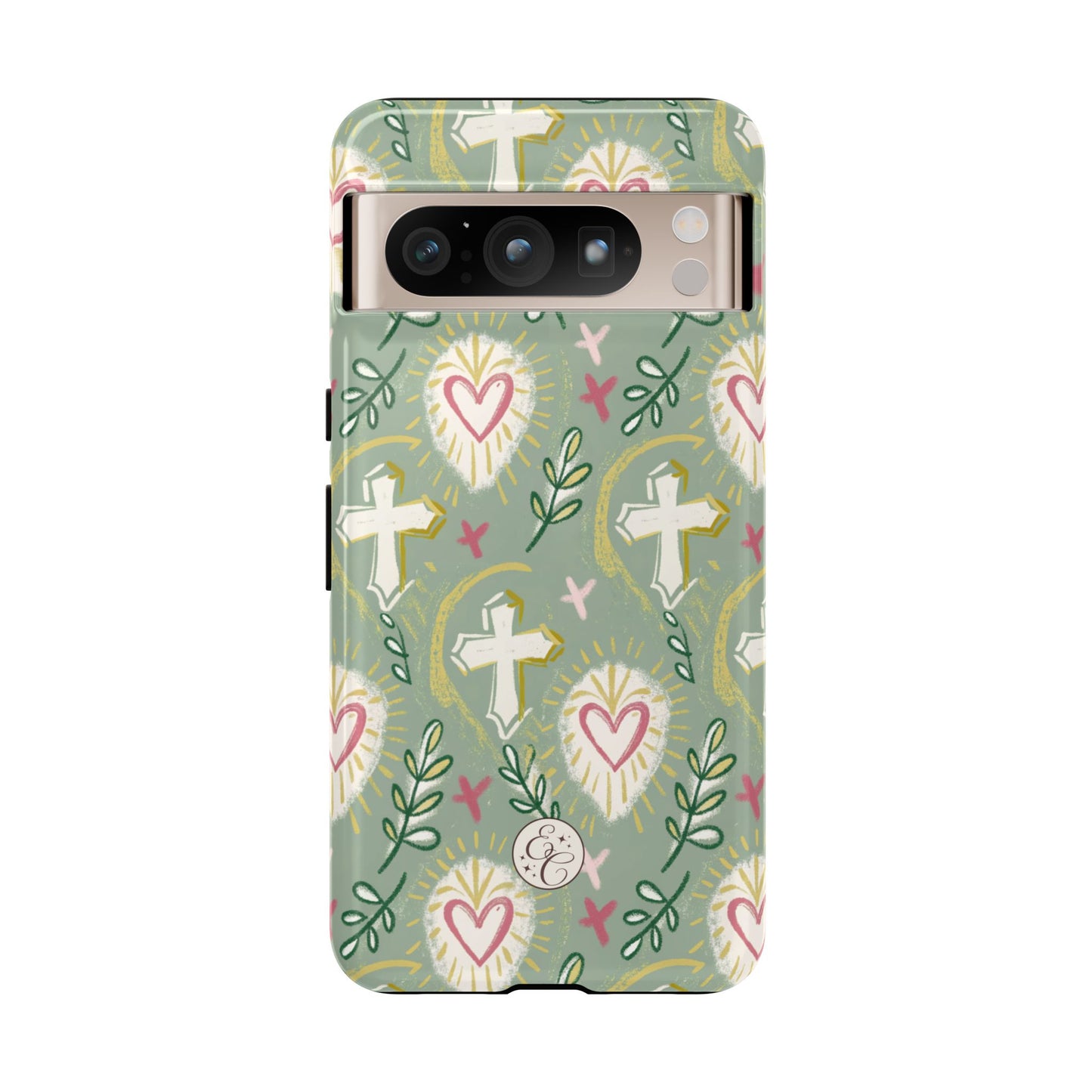 Christian Cross Boho Pattern Tough Phone Case
