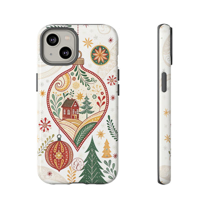 Cozy Christmas Ornament Tough Phone Case
