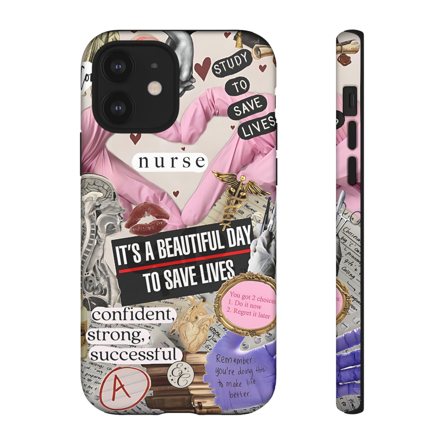 Nurse Inspirational Collage Tough Phone Case