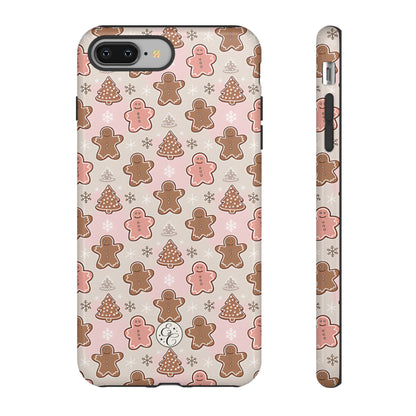 Gingerbread Men & Xmas Tree Pattern Tough Phone Case