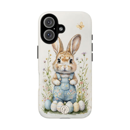 Bunny with Easter Eggs Tough Phone Case
