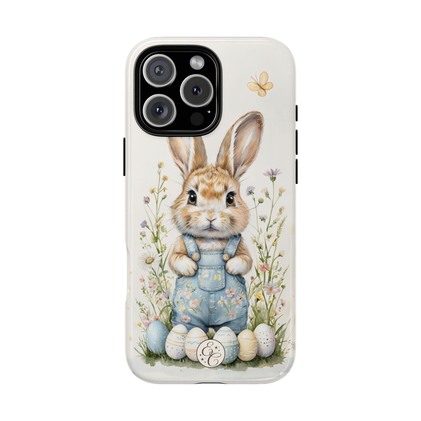 Bunny with Easter Eggs Tough Phone Case